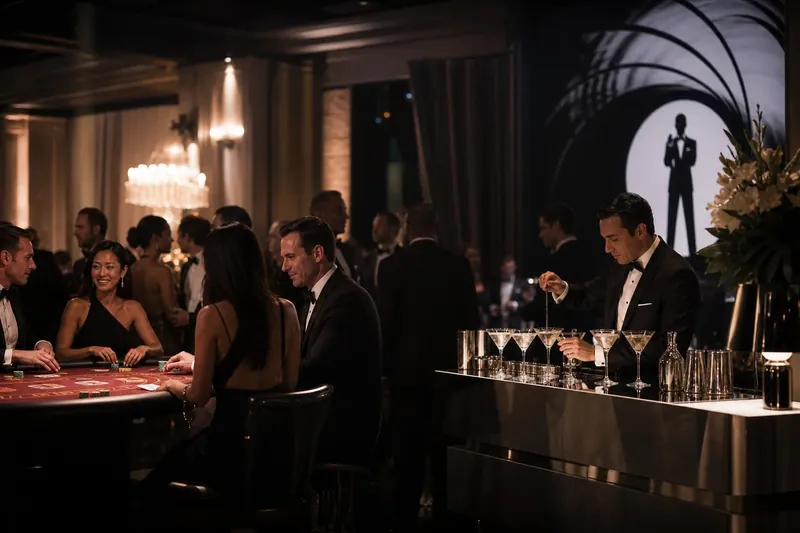 James Bond tematikus est Debrecenben elegáns teremben