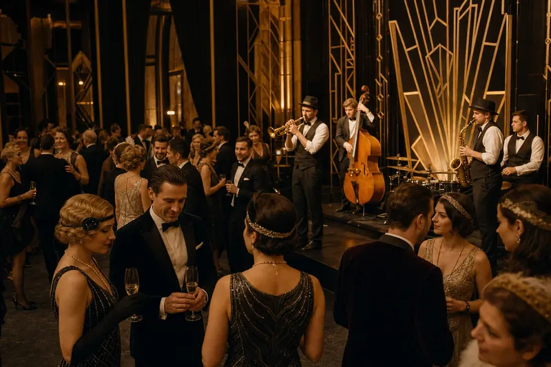 Gatsby tematikus est Budapesten art deco teremben