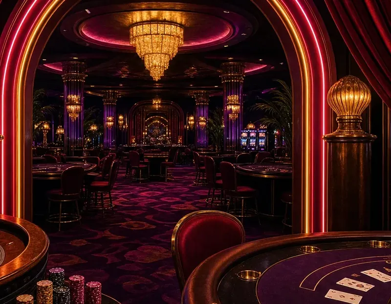 Rulett asztal bársony háttérrel Casino tematikus esten