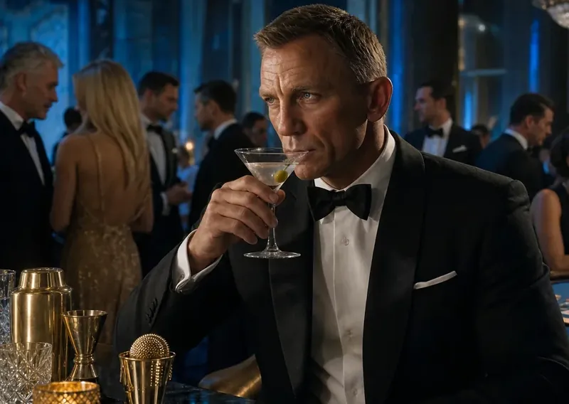 James Bond születésnapi kaszinó est martini bárral Pécsett