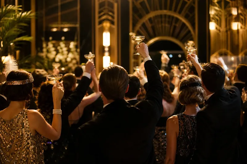 Kovács Eszter Gatsby tematikus estjének fotója